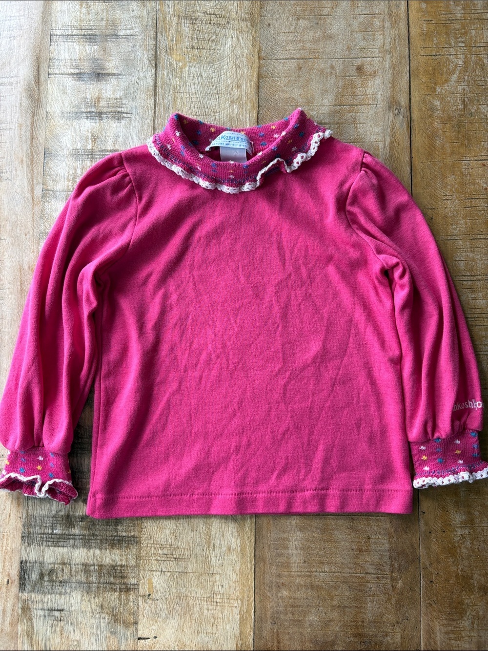 VTG OshKosh girls turtleneck top size 4t